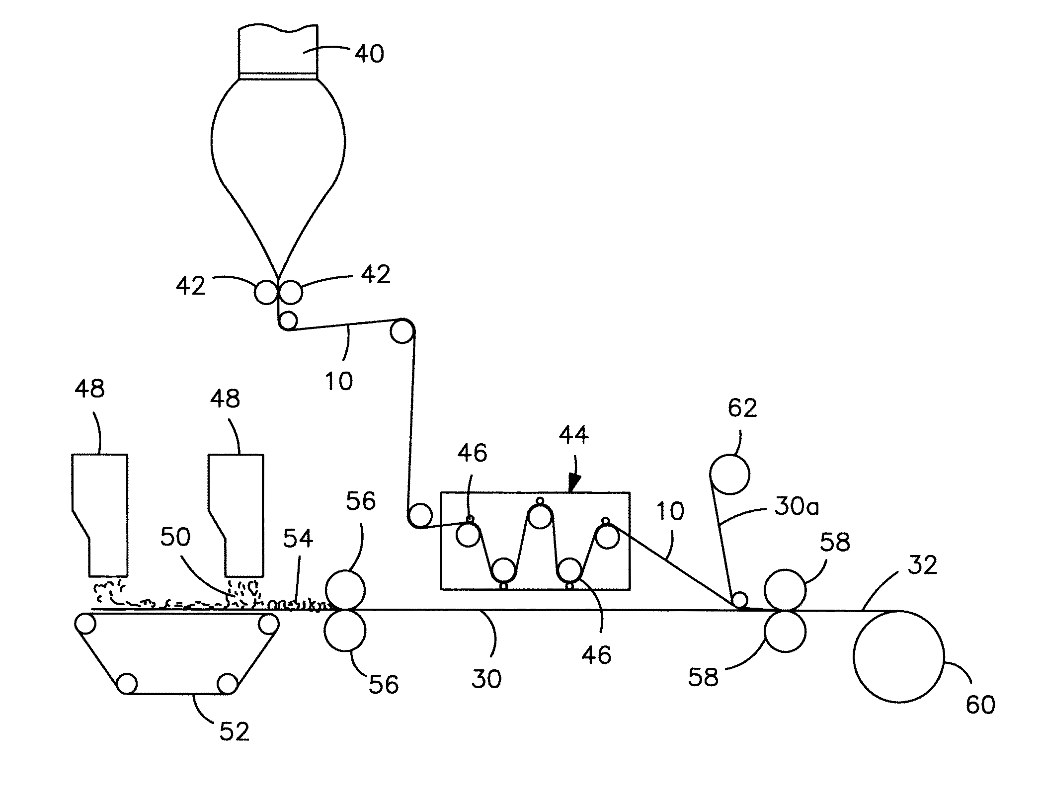 Method of making a smooth elastic nonwoven composite