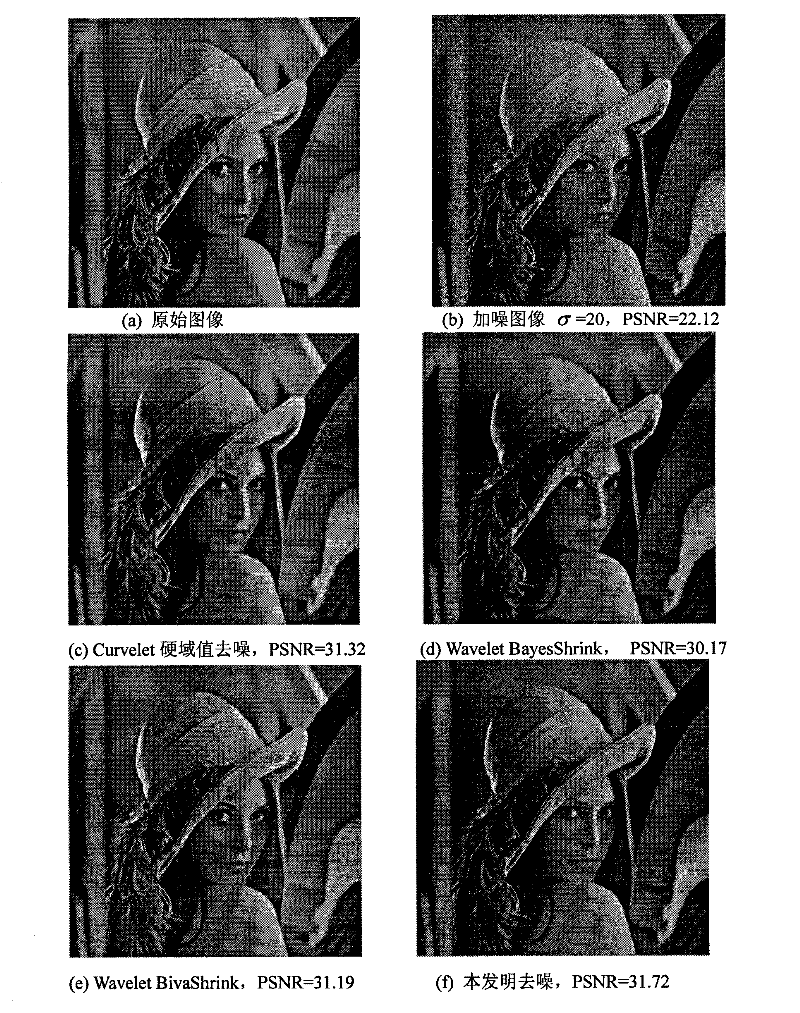 Lunette local Wiener filtering method based on second generation Curvelet transformation