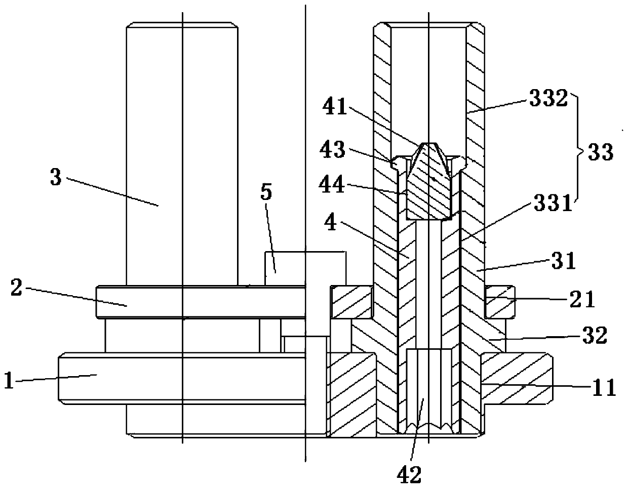 Assembling tool for electromagnetic switch of starter