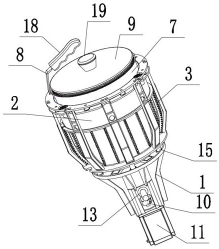 Novel cooker inner container structure