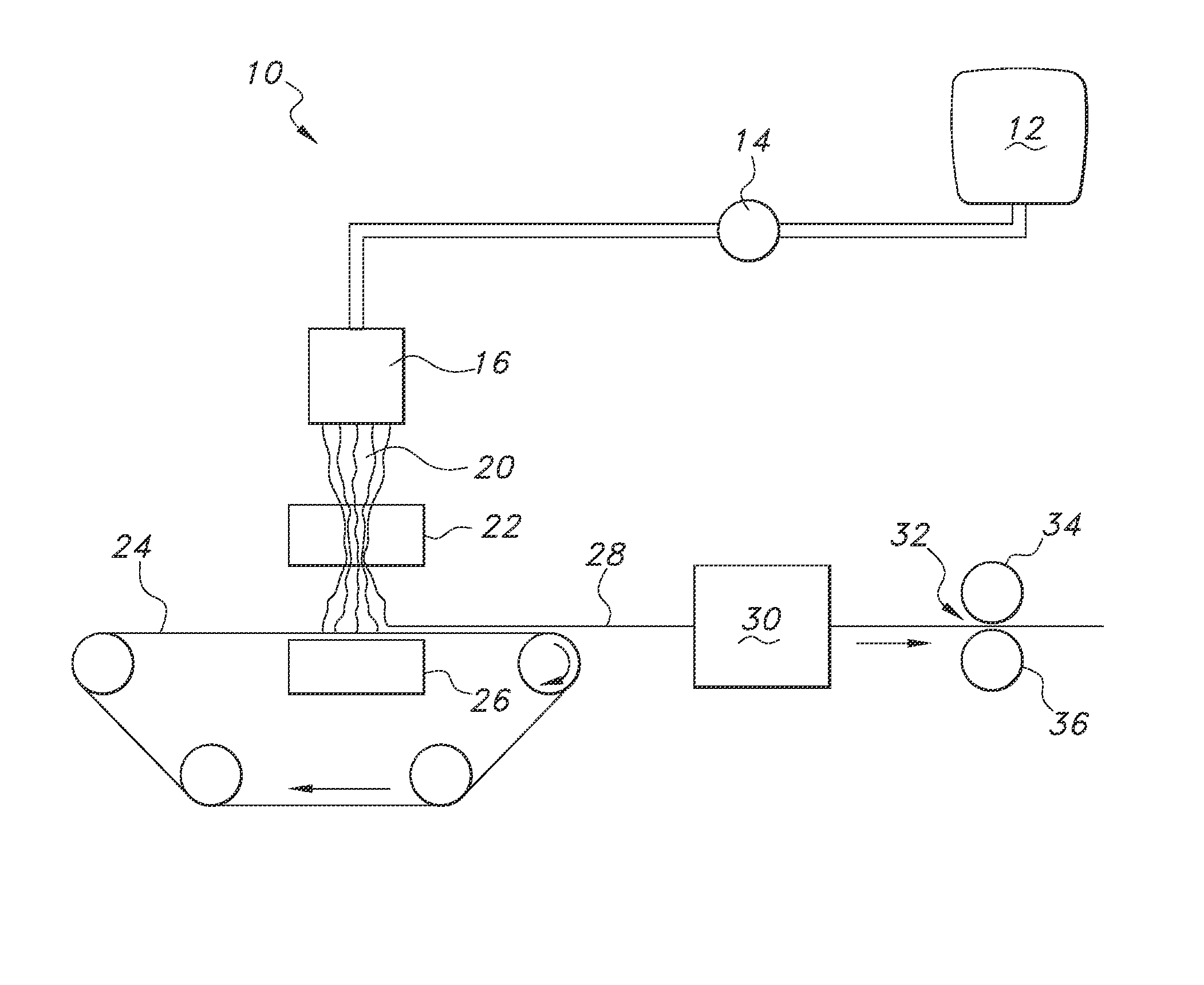 Filaments comprising microfibrillar cellulose, fibrous nonwoven webs and process for making the same