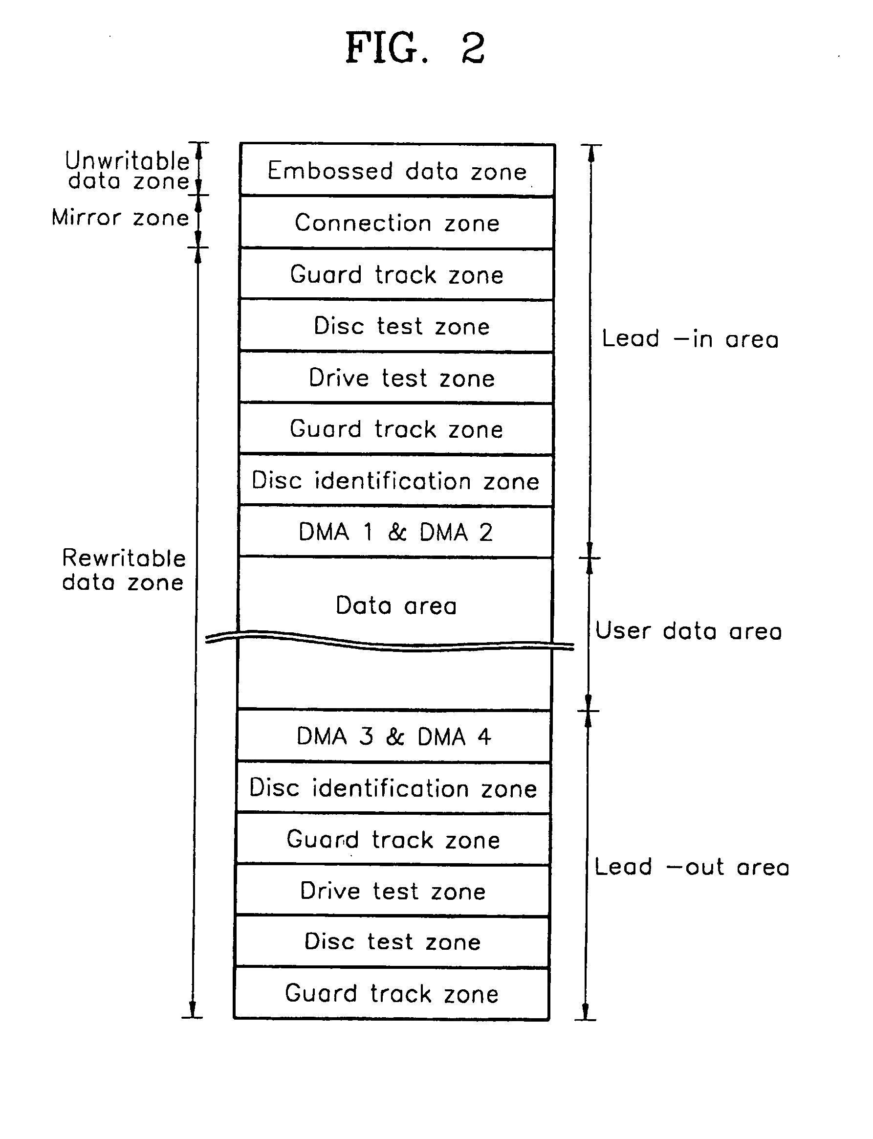 Recording medium for storing write protection information and write protection method thereof