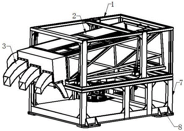 Tea lifting type plane circular sifter