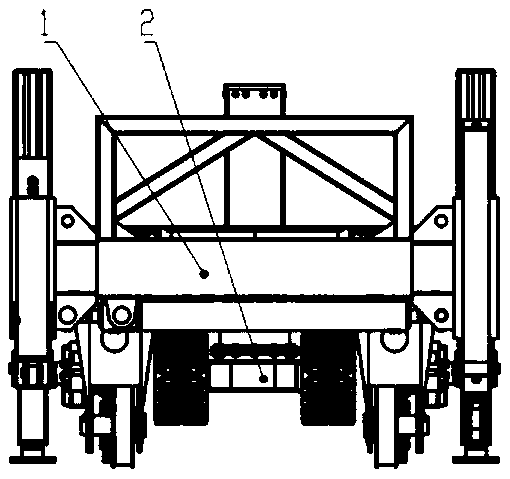 Longitudinal direction moving carrier of switchable moving system and application method