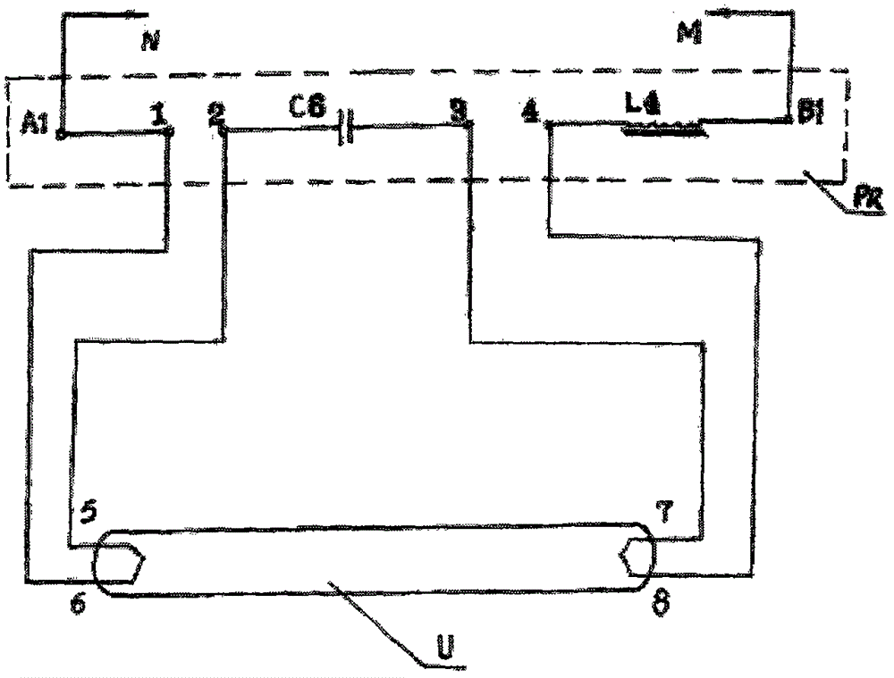 Multi-output fluorescent lamp electronic ballast