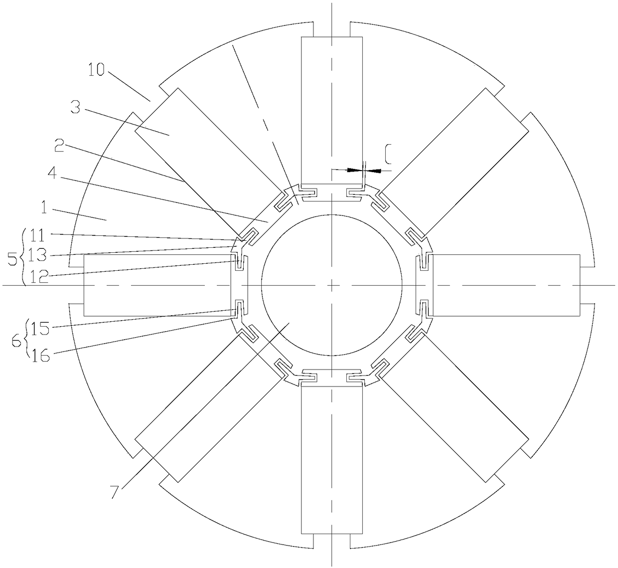 Motor rotor and permanent magnet motor