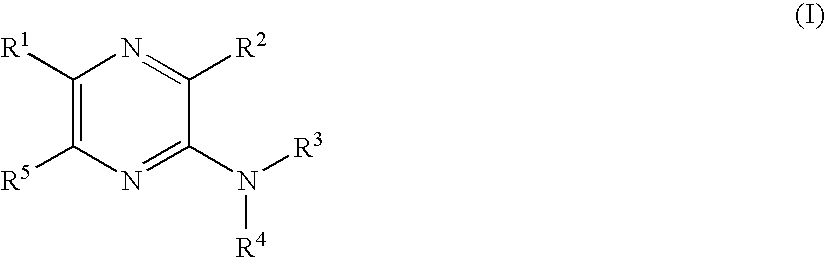 Pyrazine derivatives and pharmaceutical use thereof