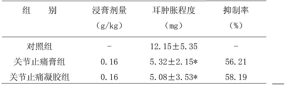 Joint pain relieving gel and preparation method thereof