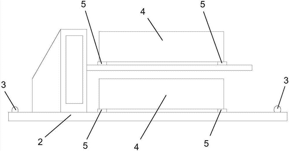 Hoisting device of roller body of side supporting roller and hoisting method thereof