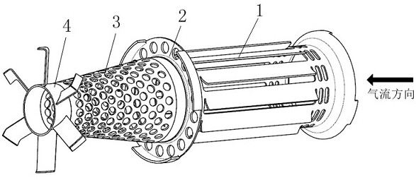 Dynamic mixer for urea-SCR (Selective Catalytic Reduction) system of diesel engine