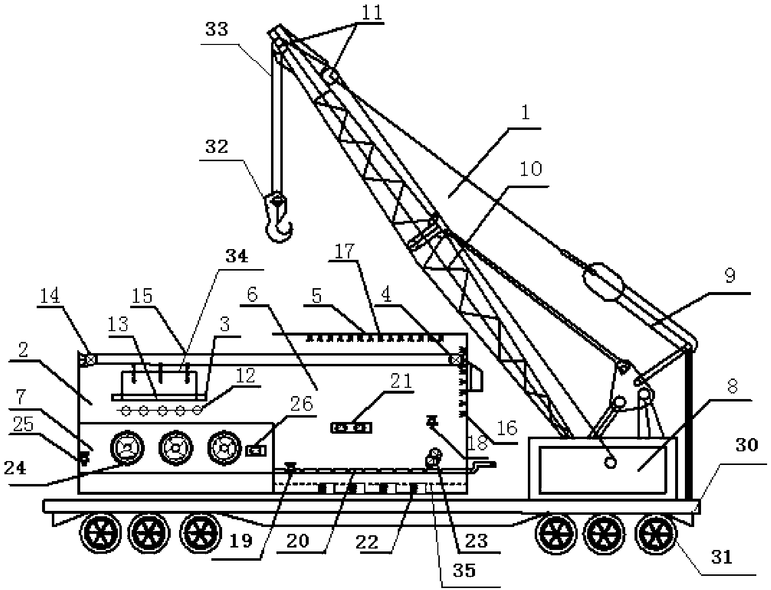 Integrated regeneration system and method of mobile SCR (Selective Catalytic Reduction) denitrification catalyst