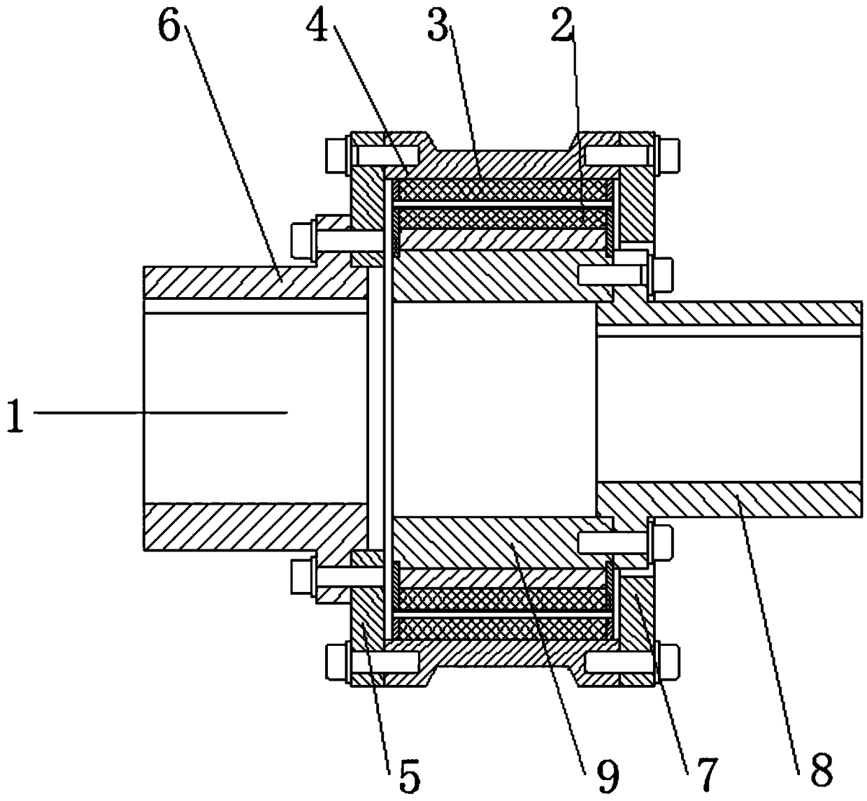 Combined synchronous type permanent magnet coupler