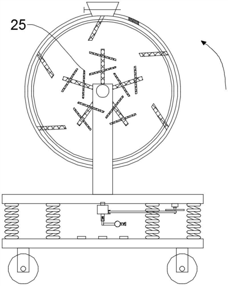 A processing device for processing Coptidis rhizome decoction pieces and processing technology based on the device