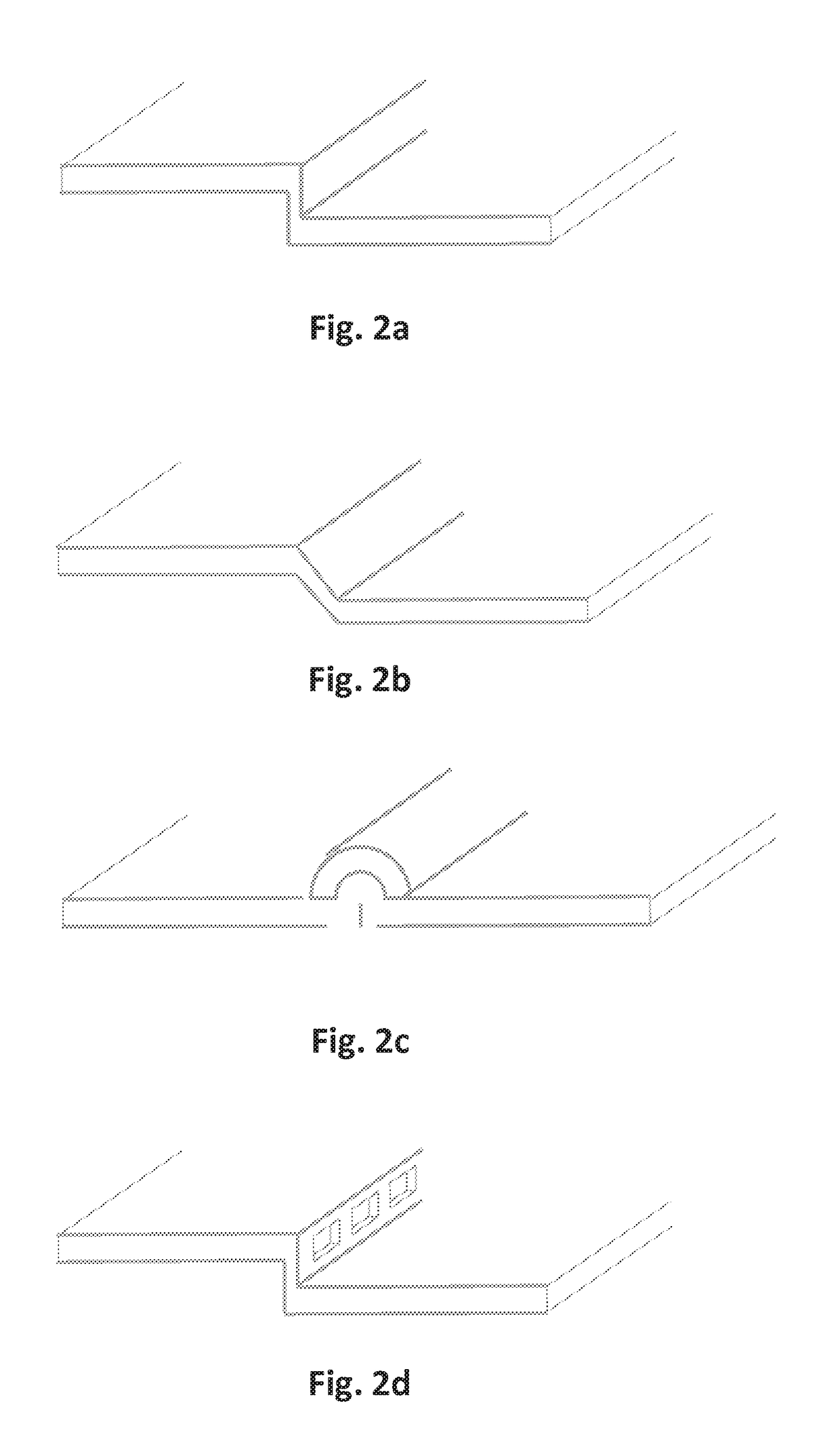 Motor vehicle front surface air guide comprising mechanical weakness areas