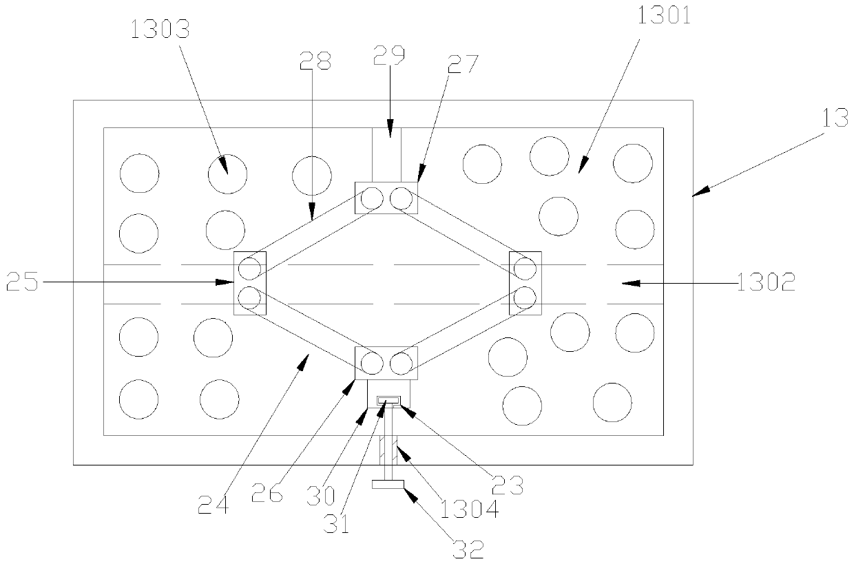 Heat dissipation type server placement rack for network engineering