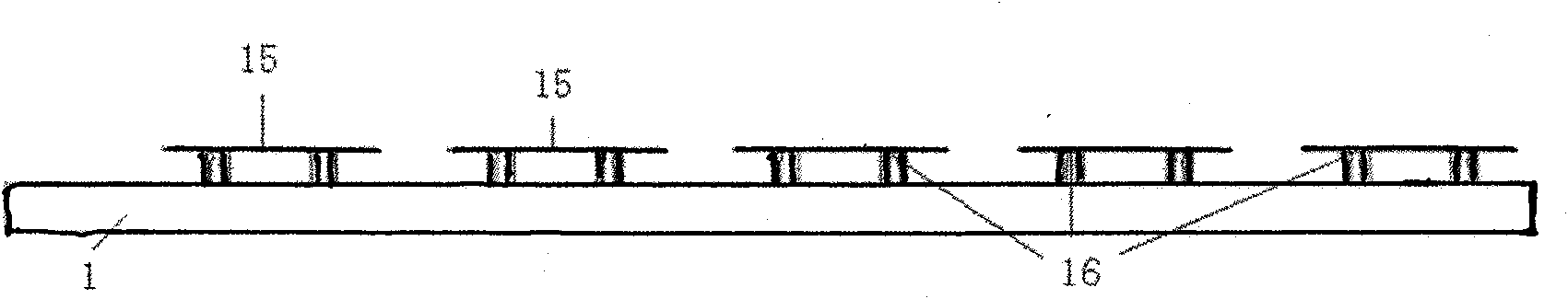 3G broadband dual-polarized antenna array and manufacturing method thereof