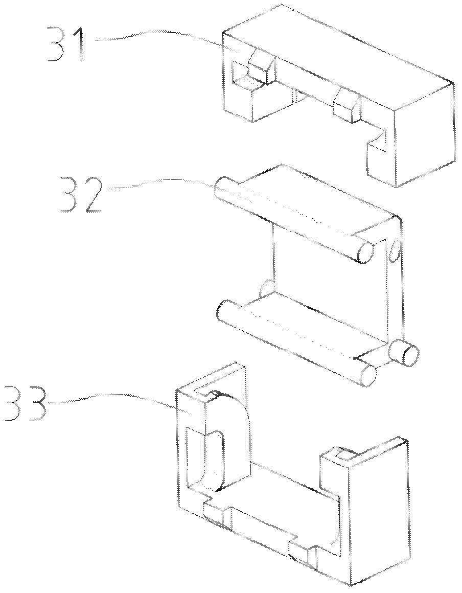 Hidden hinge and container using same