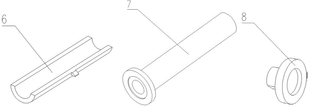 Rubber wheel assembly device