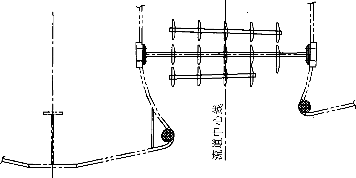 Assembling and welding technique of ship water-jet propulsion flow-passage grid