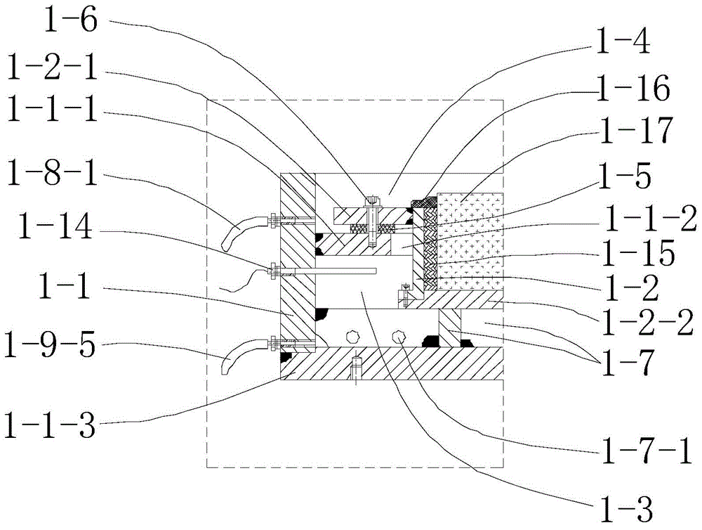 Seepage field-temperature field simulation coupling material bin and TBM cutting test stand