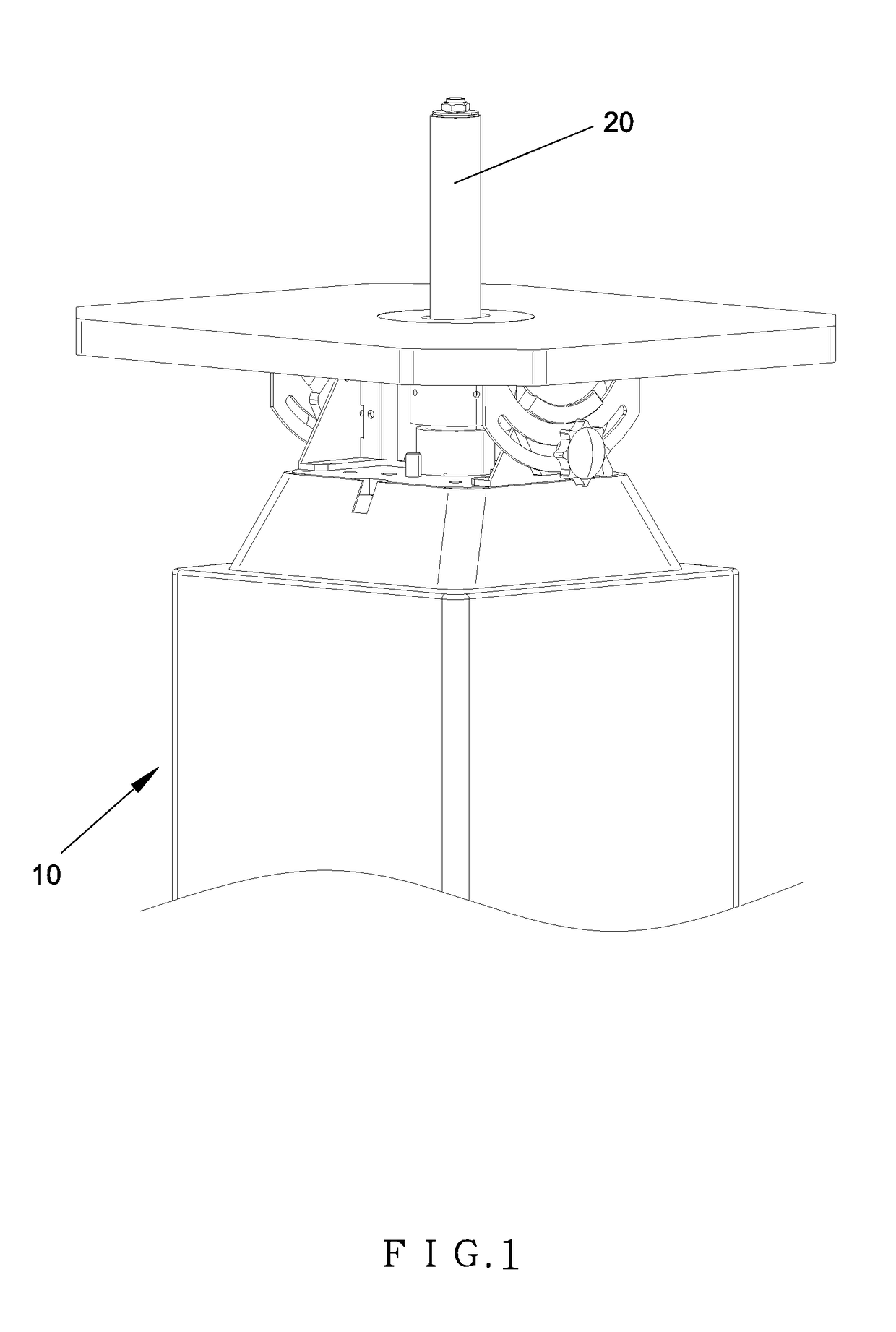 Removal structure for central shaft of sanding belt