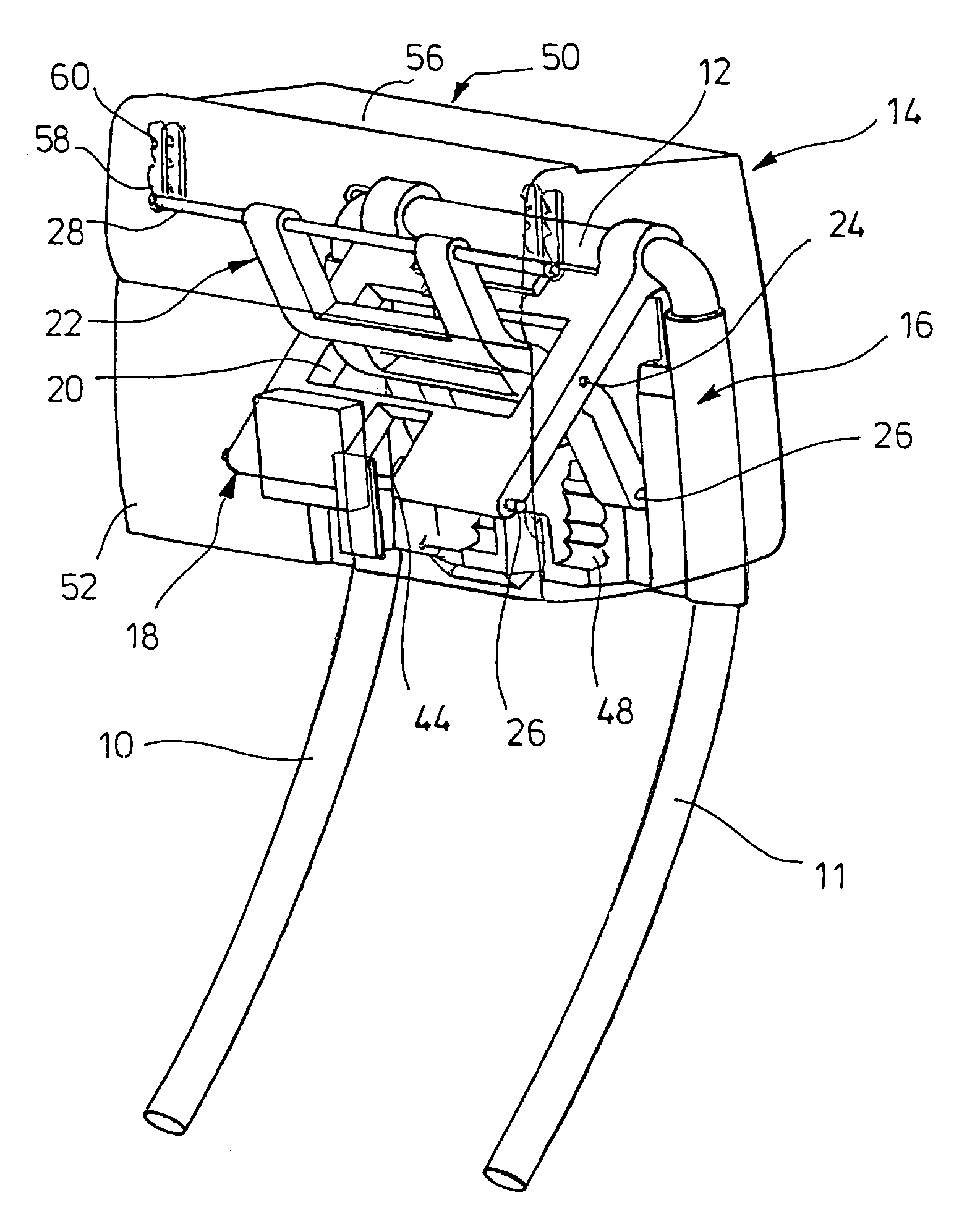 Expandable crash-active neck rest