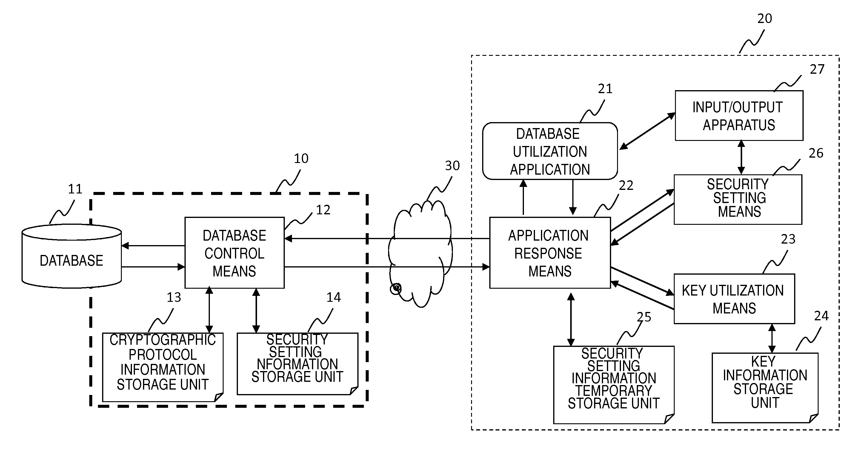 Database apparatus, method, and program