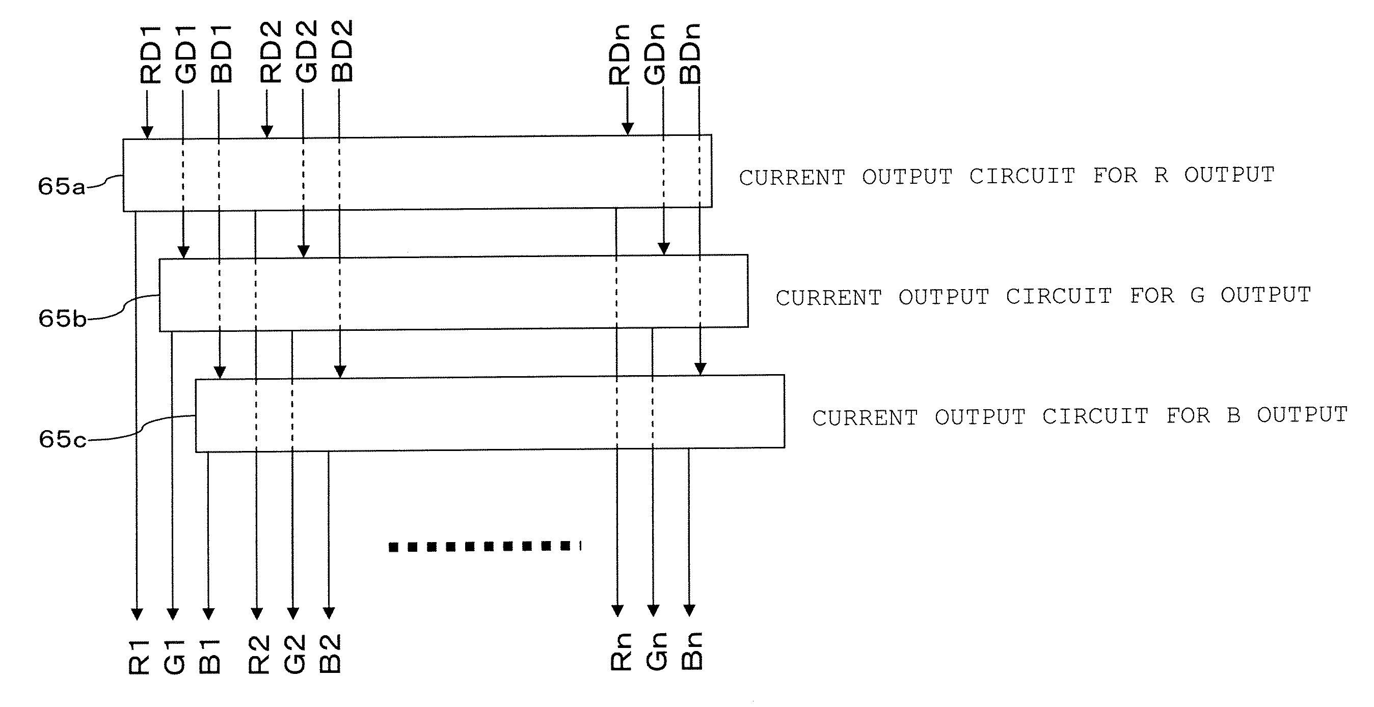 Active matrix display device using organic light-emitting element and method of driving active matrix display device using organic light-emitting element