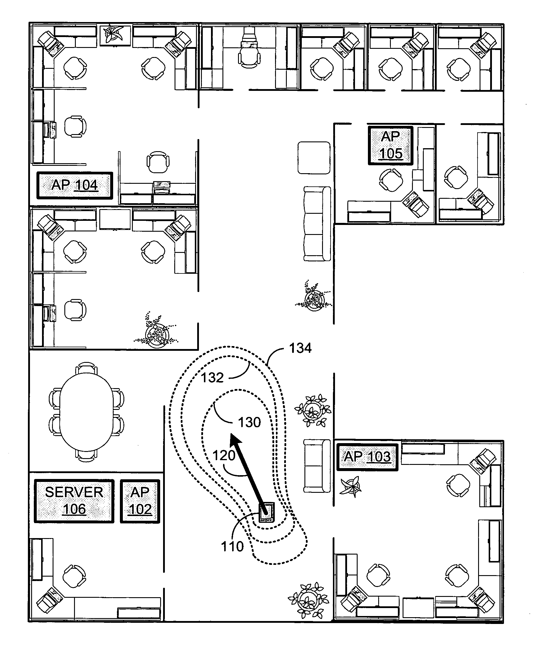 Probabilistic location prediction for a mobile station