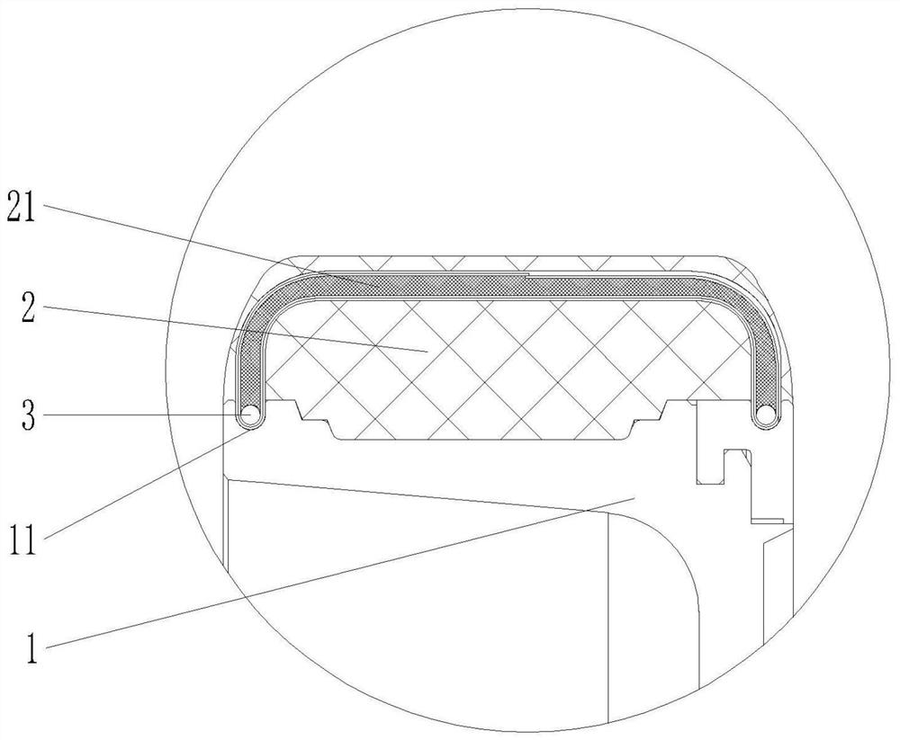 Solid tire and manufacturing process thereof