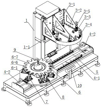 Automatic bolt tightening machine for wheel brake disc