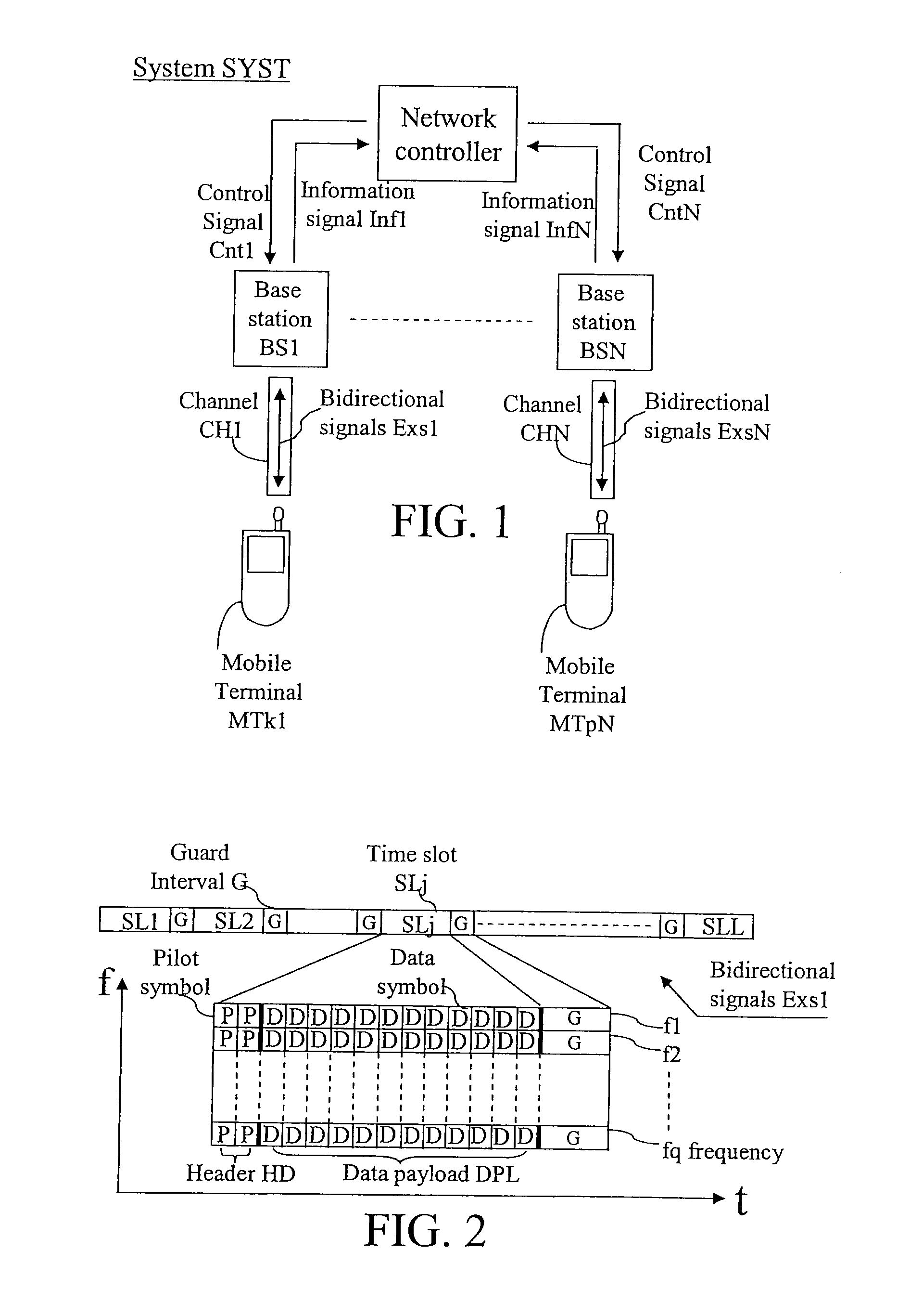 Method for transmitting TDD frames with increased data payload