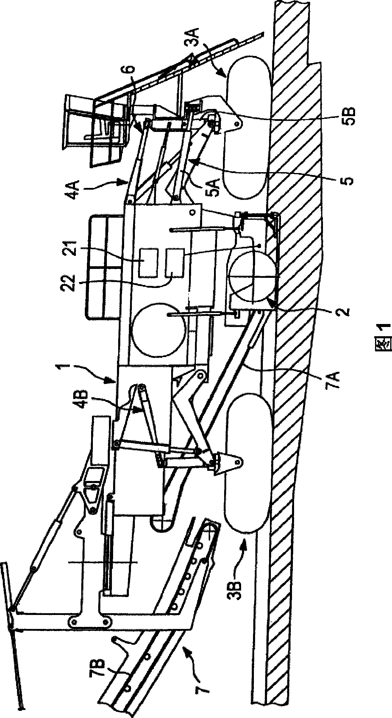 Road milling machine or machine for exploiting deposits