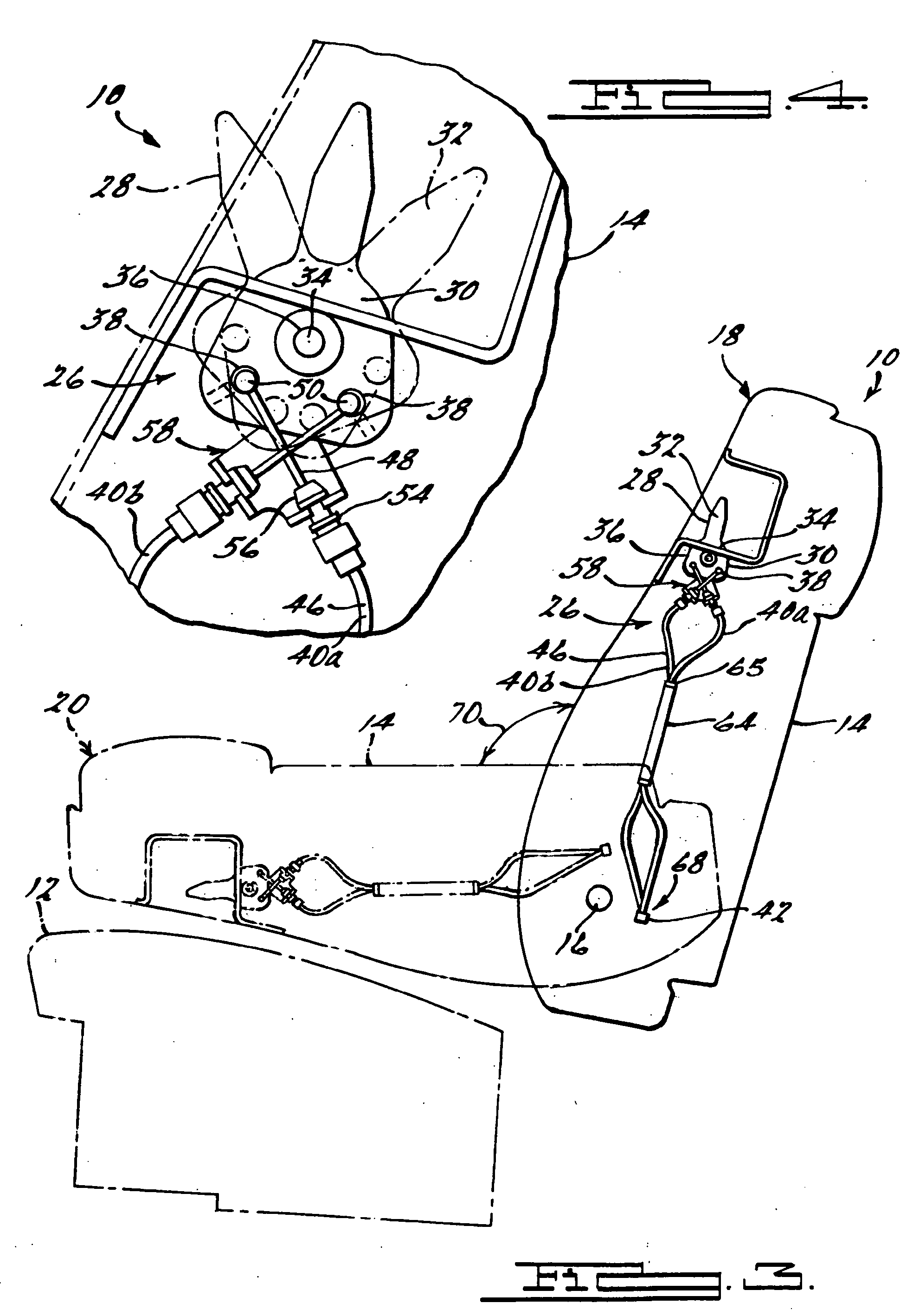 Dual action seat release mechanism