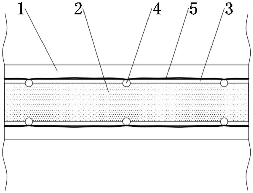 A density-controlled anti-bending cable