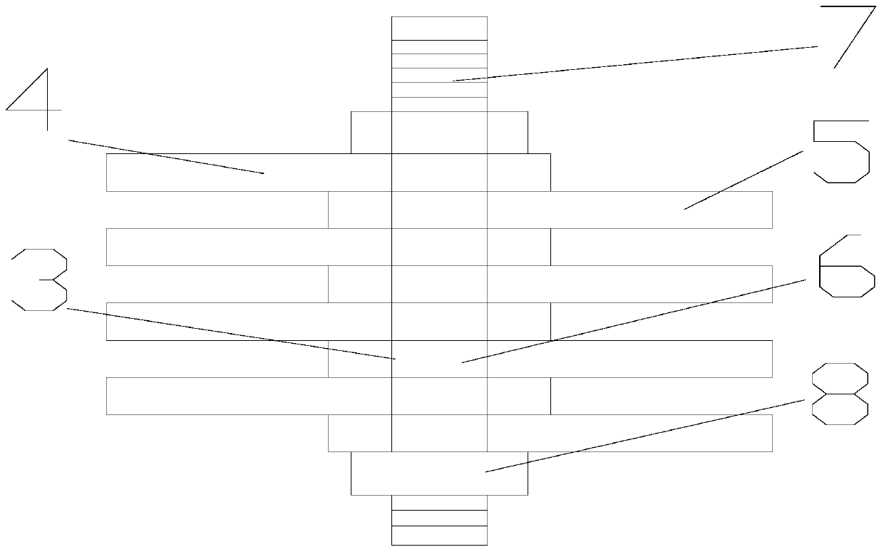 A waterproof transmission chain device