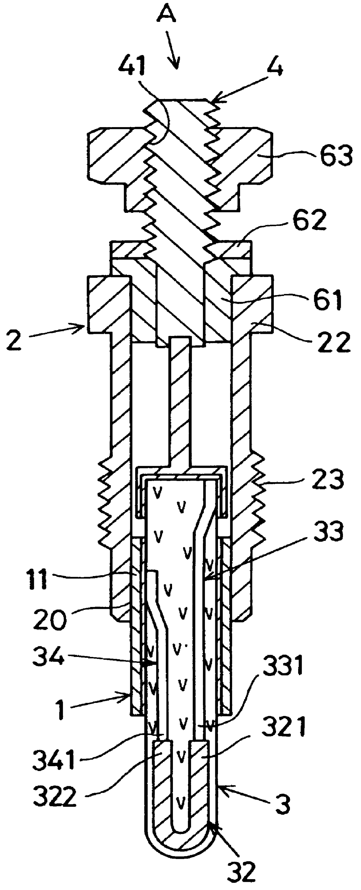 Ceramic heater, a method of making the same and a ceramic glow plug having the ceramic heater