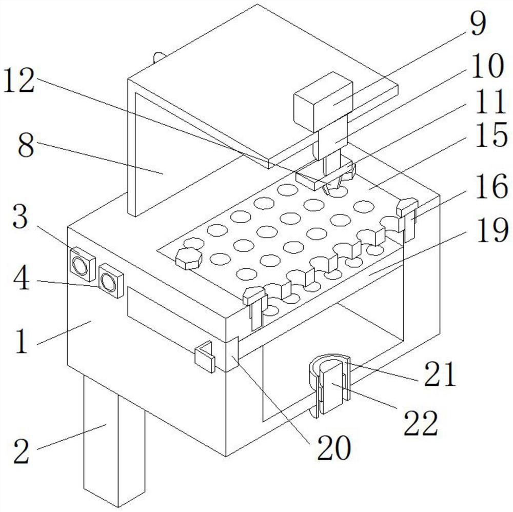 Dissecting table for animal experiment research and use method of dissecting table