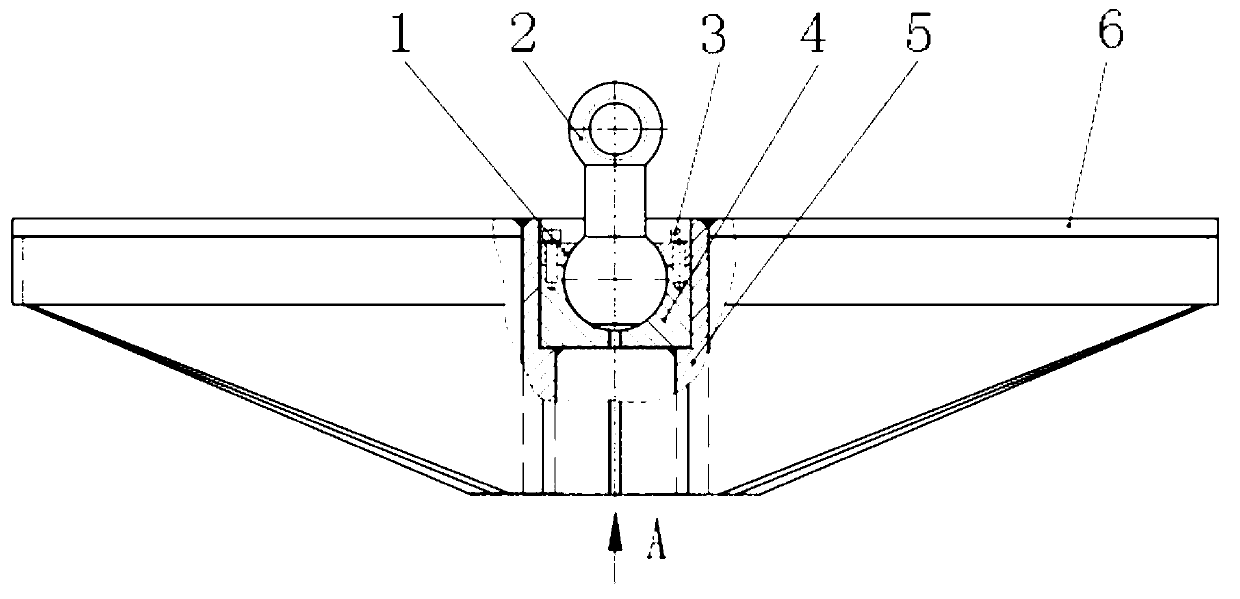 Pile shoe for posture regulation and protection of underwater drilling machine