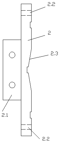 Anisotropic high-strength wear-resisting repair material sample manufacturing mold