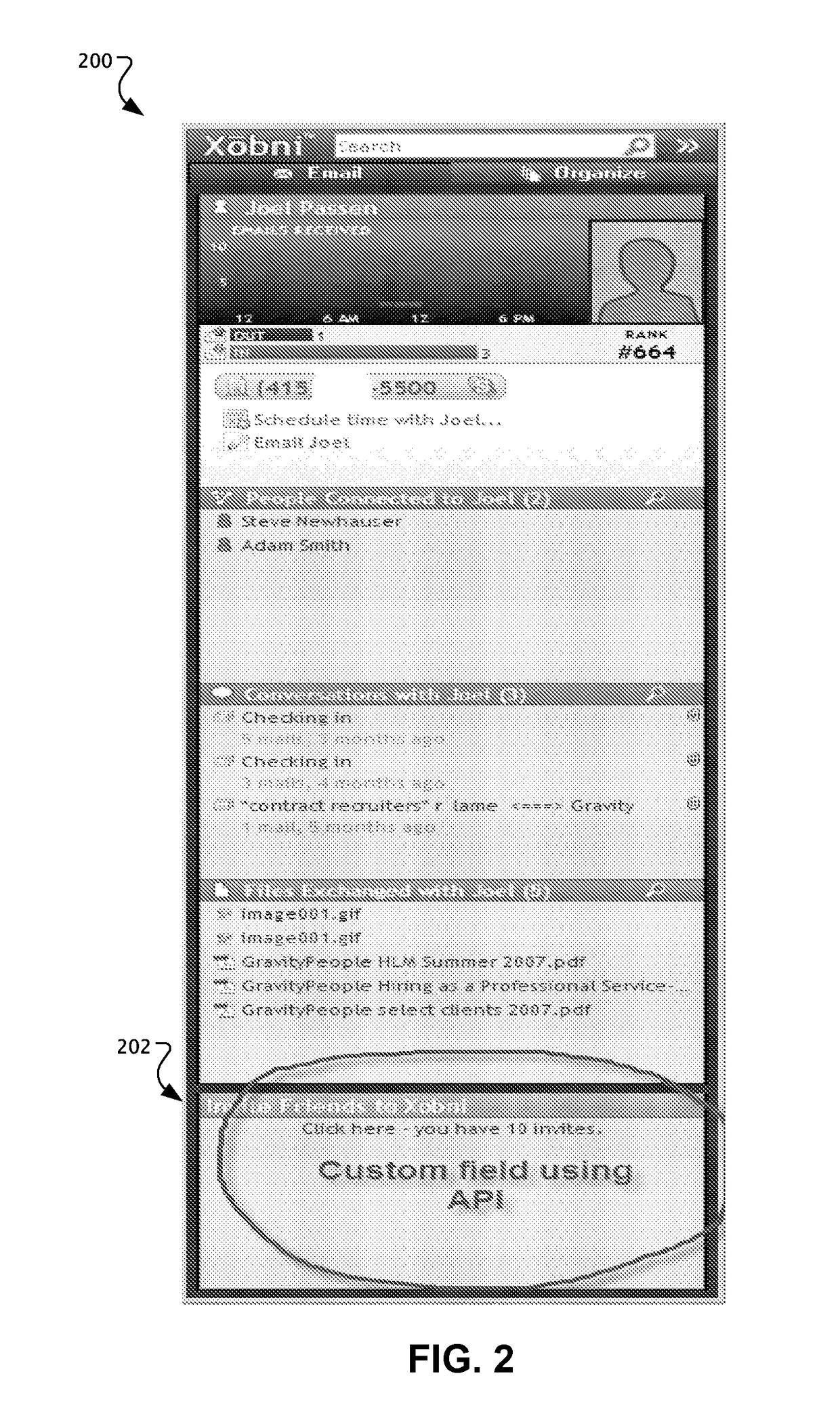 Presentation of Organized Personal and Public Data Using Communication Mediums