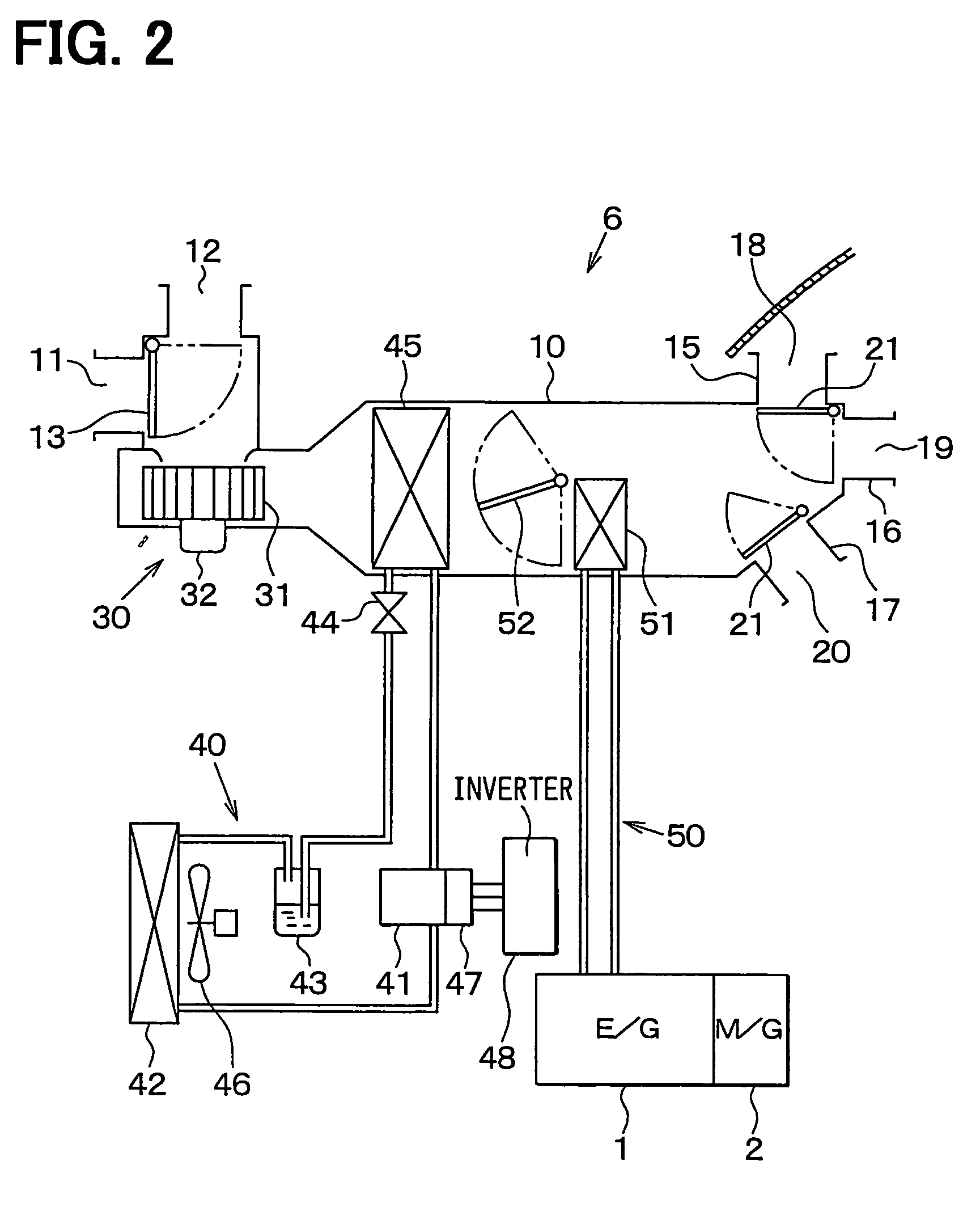 Compressor control system for vehicle air conditioner