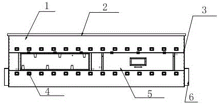 Deep drying box used for rolling mill