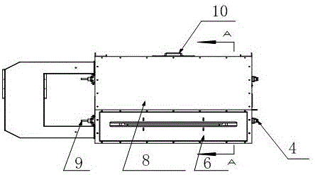 Deep drying box used for rolling mill