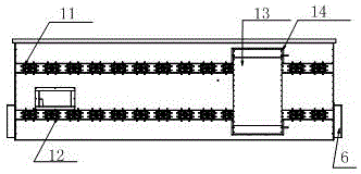 Deep drying box used for rolling mill