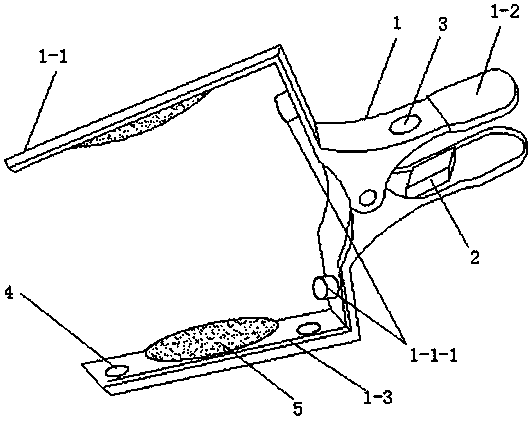 Clamping type massager