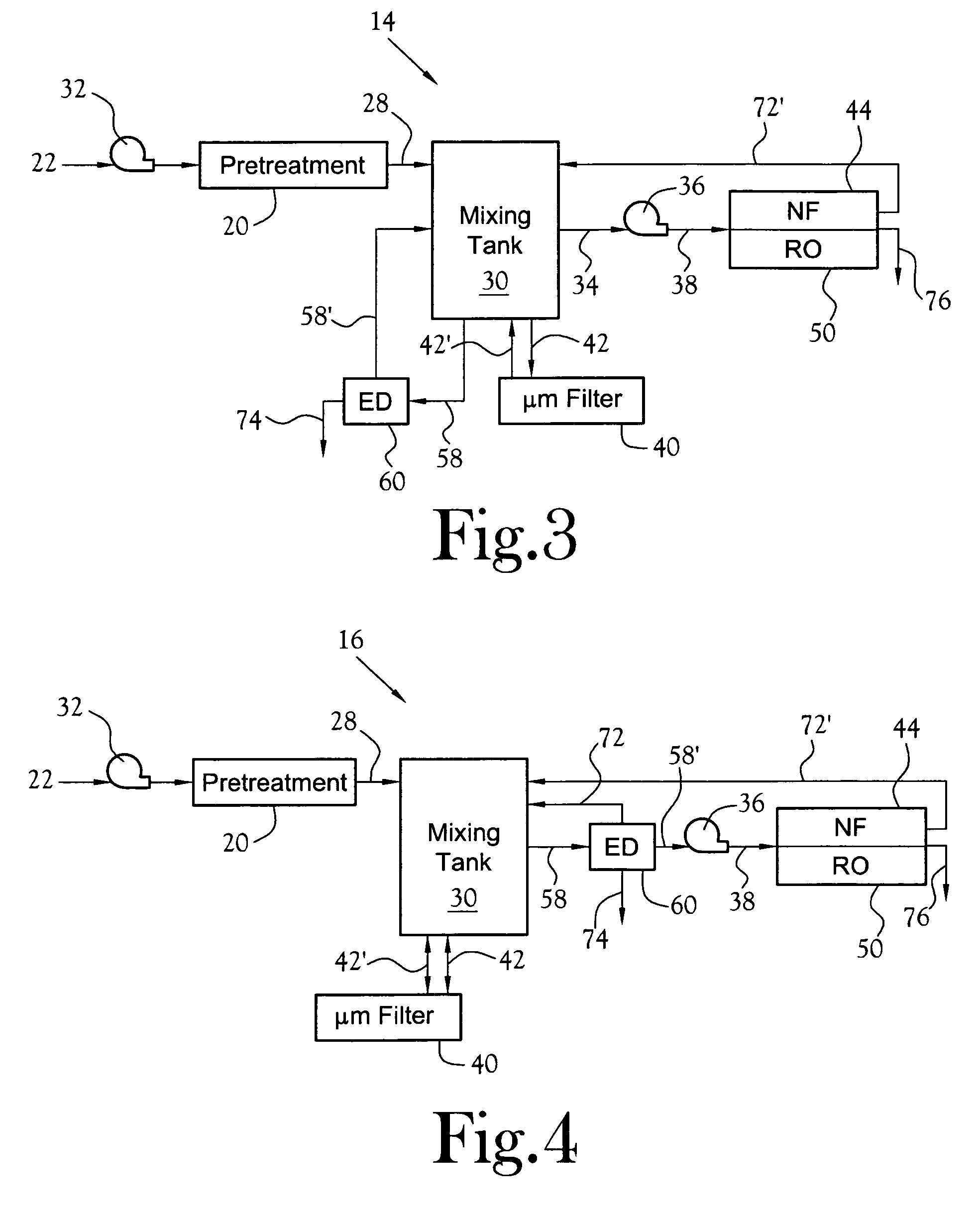 Integrated electro-pressure membrane deionization system