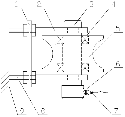 Looseness-preventing rope protection device of steel wire rope used for crane