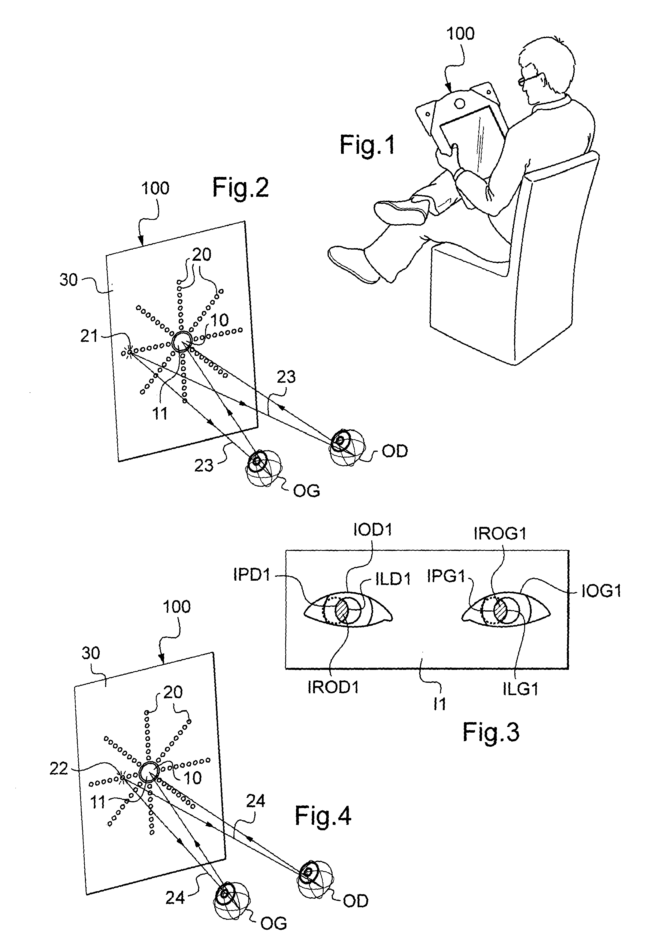 Method and a device for automatically measuring at least one refractive characteristic of both eyes of an individual