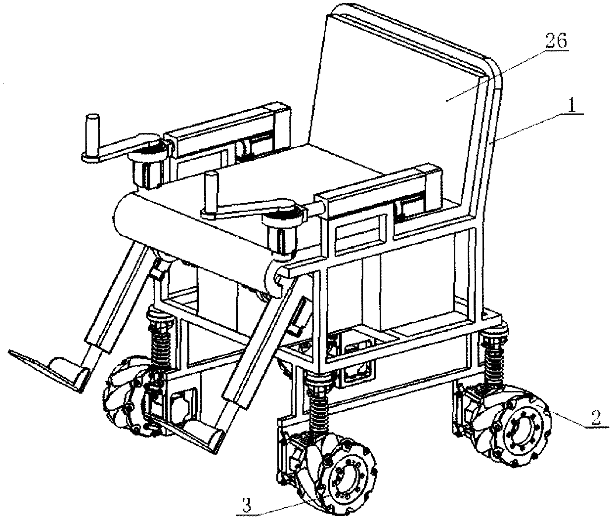 All directional movable type limb rehabilitation robot